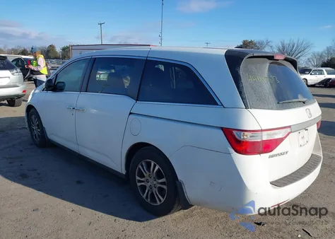 2013 Honda Odyssey Ex-L из США, поврежденный, VIN 5FNRL5H67DB060398